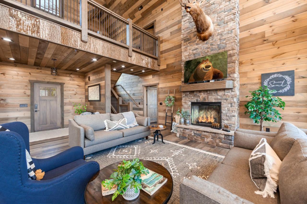 Splash Mountain Pool Hot Tub Theater Game Room Sevierville Esterno foto