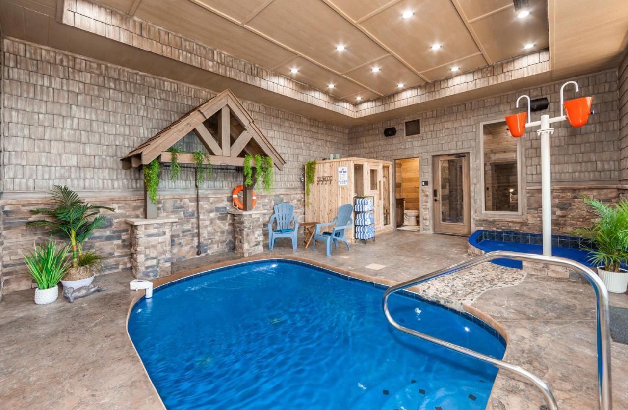 Splash Mountain Pool Hot Tub Theater Game Room Sevierville Esterno foto